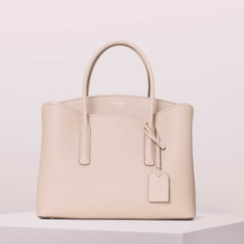Kate Spade margaux large satchel Pale Vellum